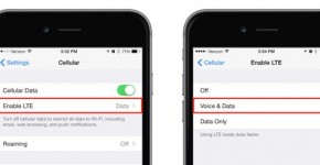Enable voLTE on iPhone 6