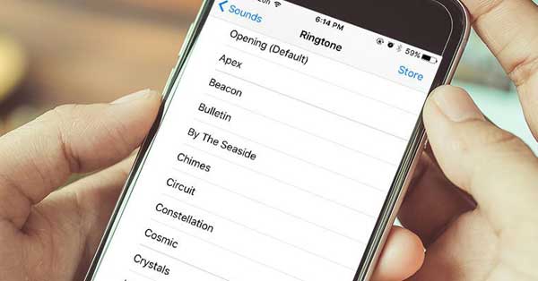 how to change ringtone on iphone 6