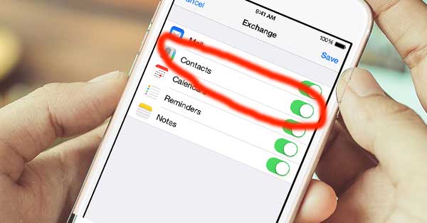 export contacts on iphone 6